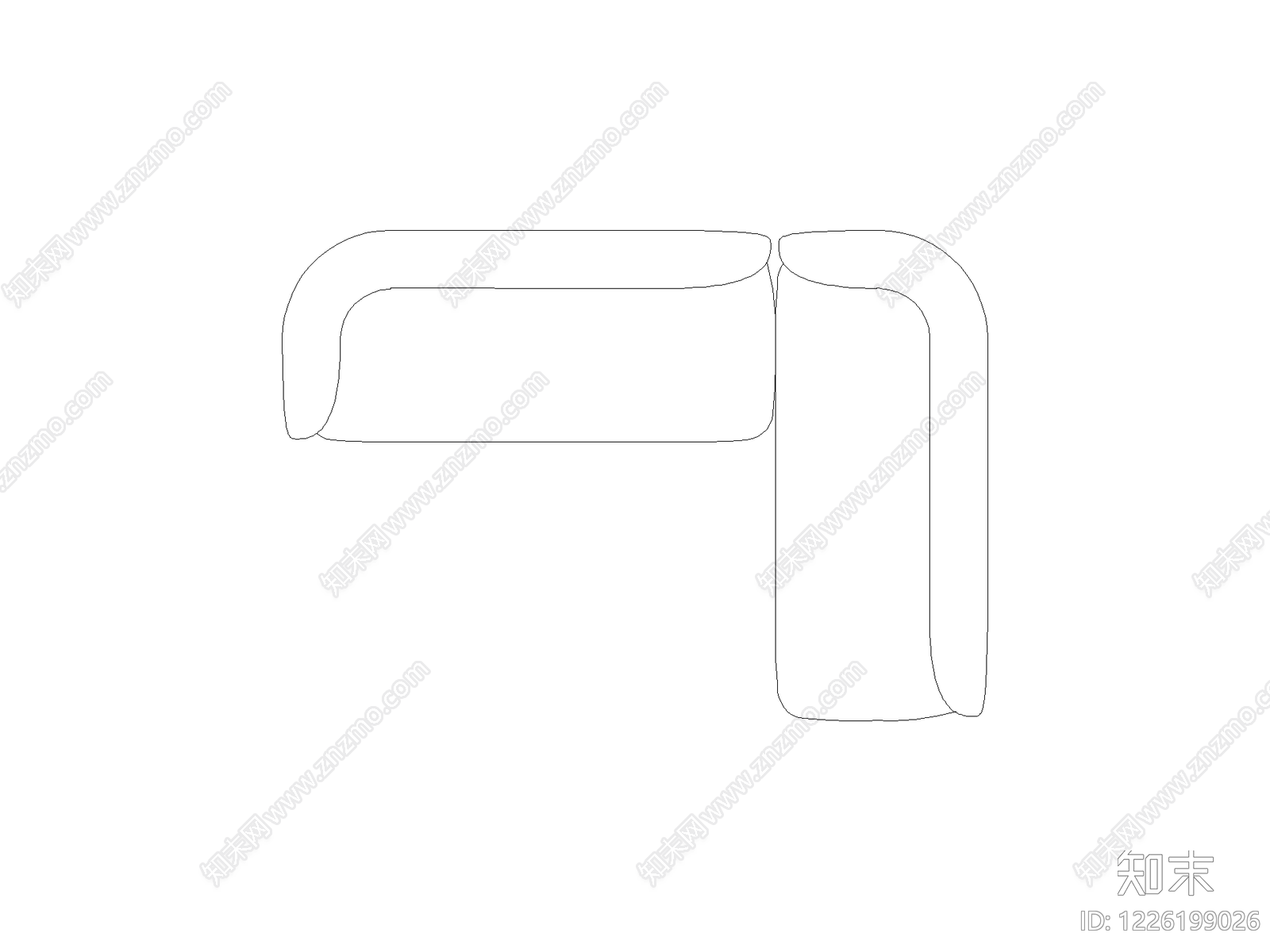 沙发CAD图纸
