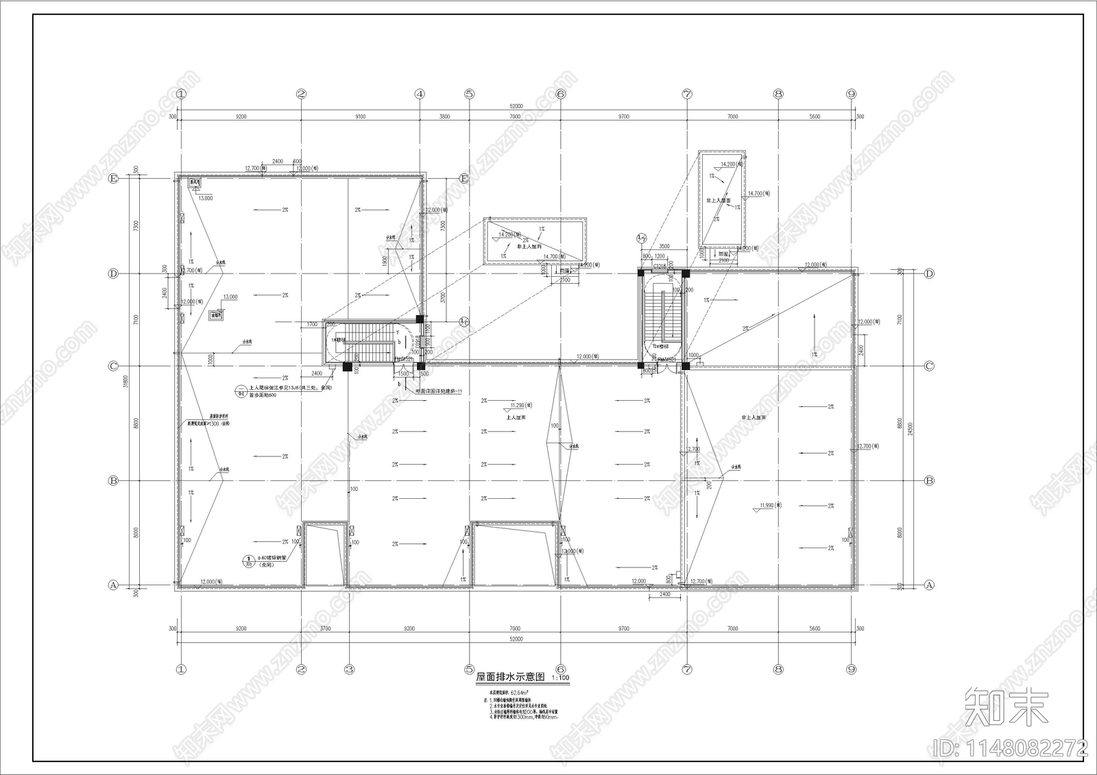 现代幼儿园建筑cad施工图下载【ID:1148082272】