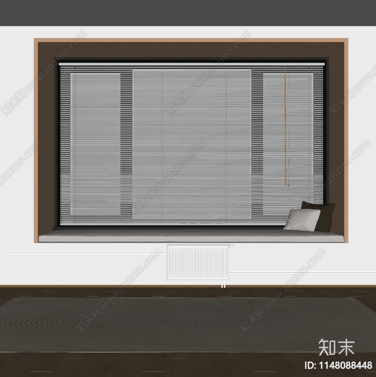 现代百叶帘SU模型下载【ID:1148088448】