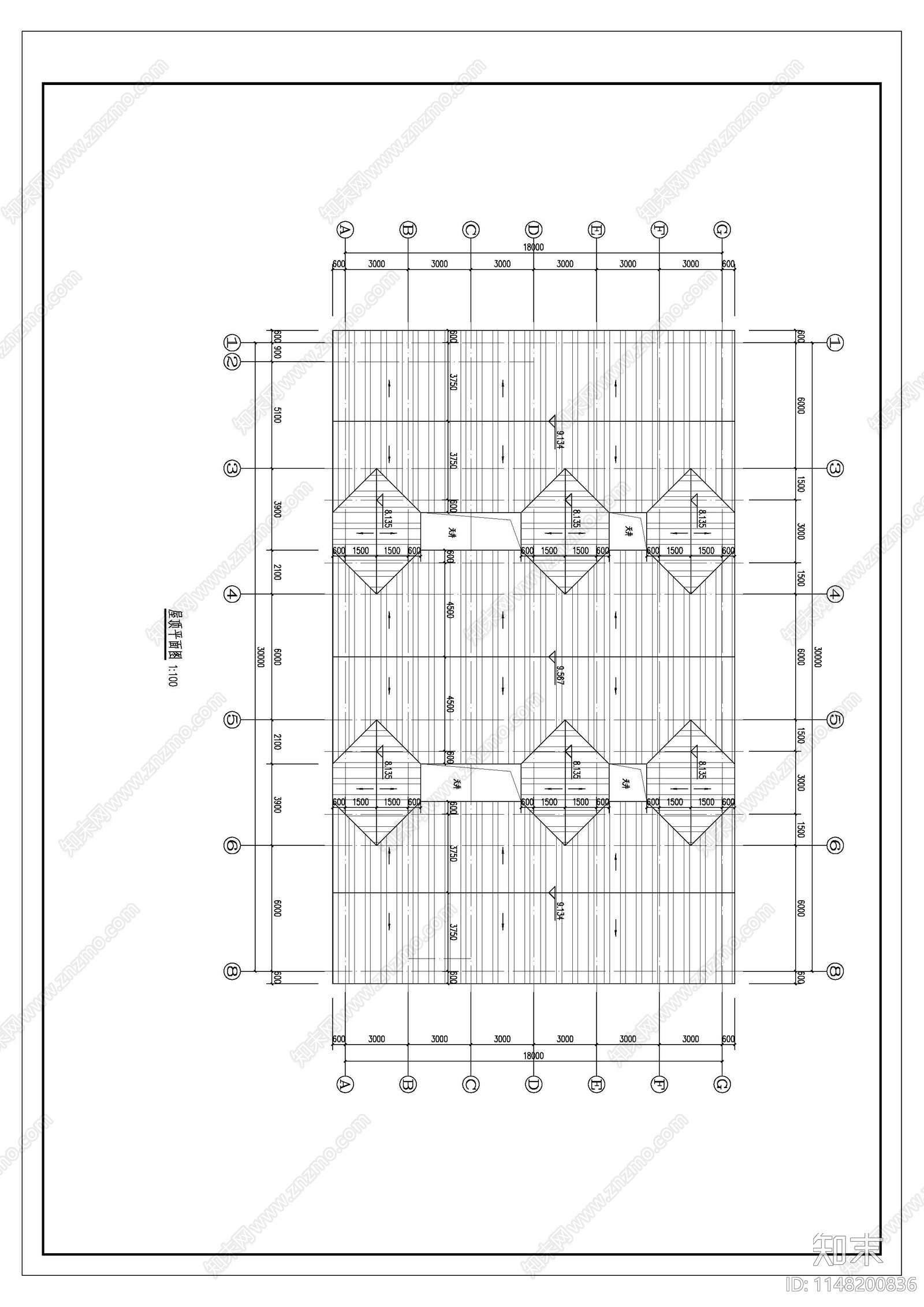 古建筑cad施工图下载【ID:1148200836】