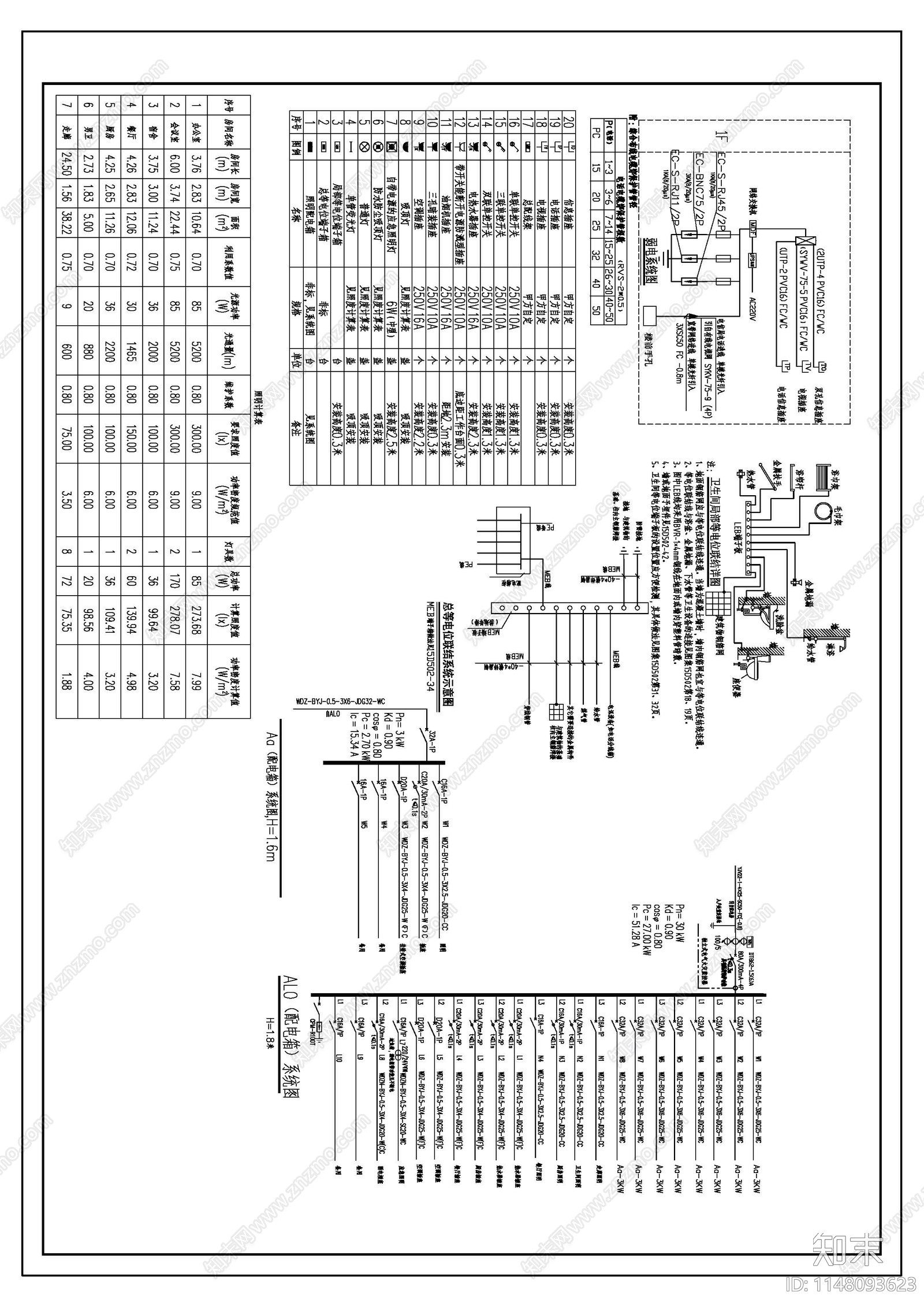 治超站一层小办公用房辅助用房施工图水电建筑结构cad施工图下载【ID:1148093623】