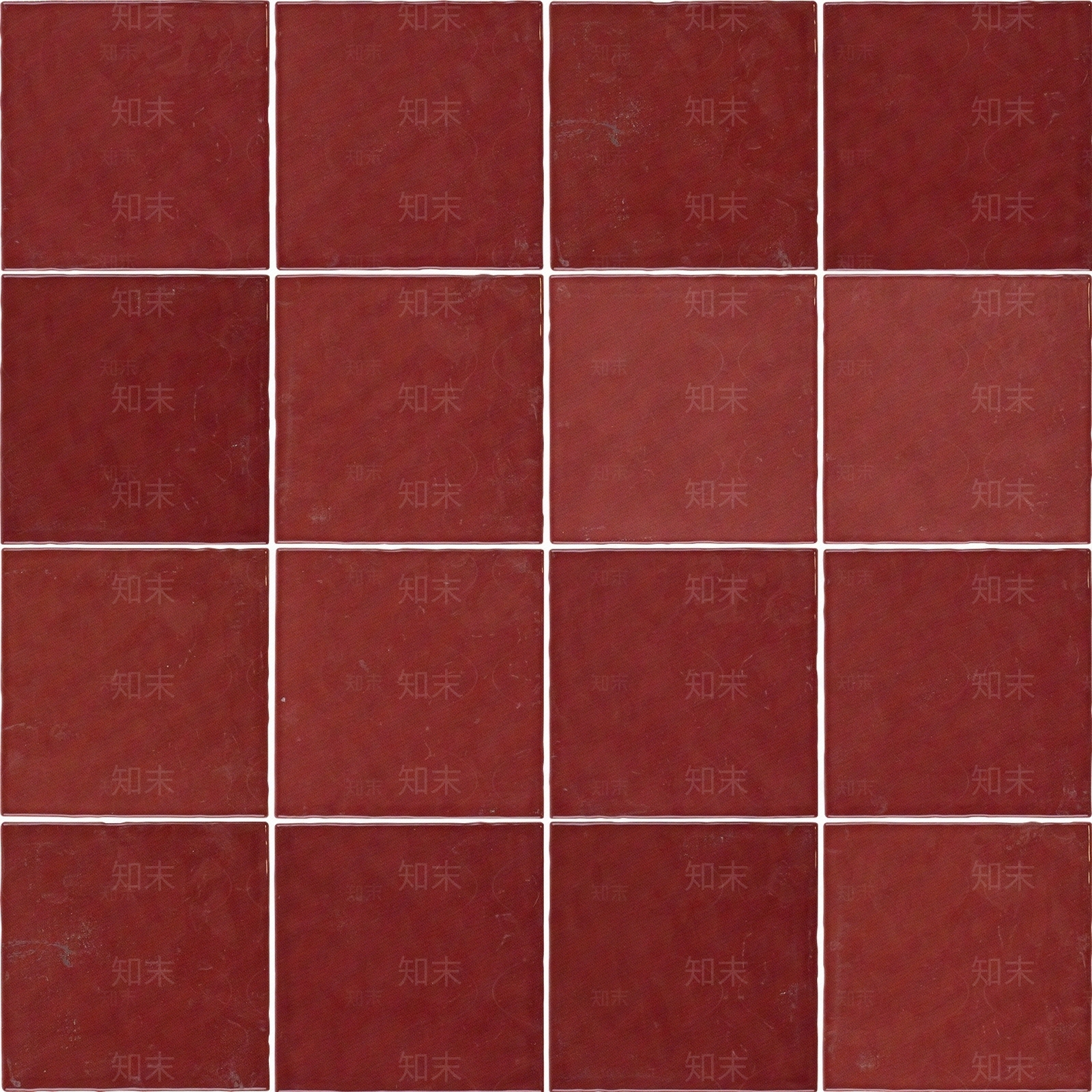 红色格子砖贴图下载【ID:1148099757】