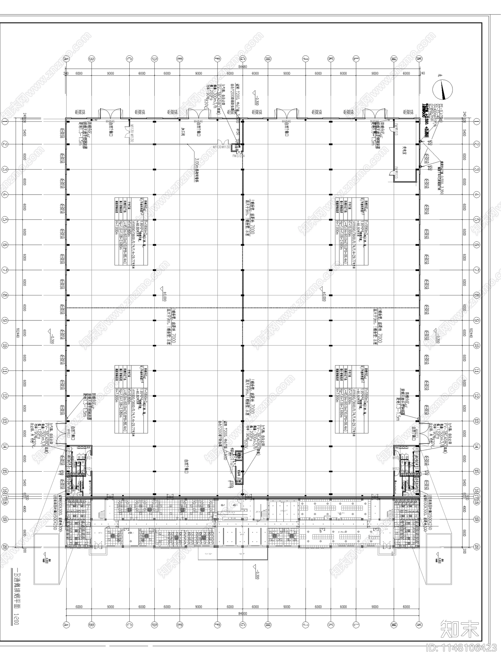 电气有限公司新微半导体产业园1号厂房项目改造设计cad施工图下载【ID:1148106423】