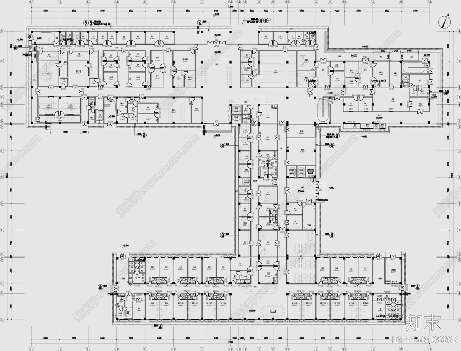 医院cad施工图下载【ID:1148108865】