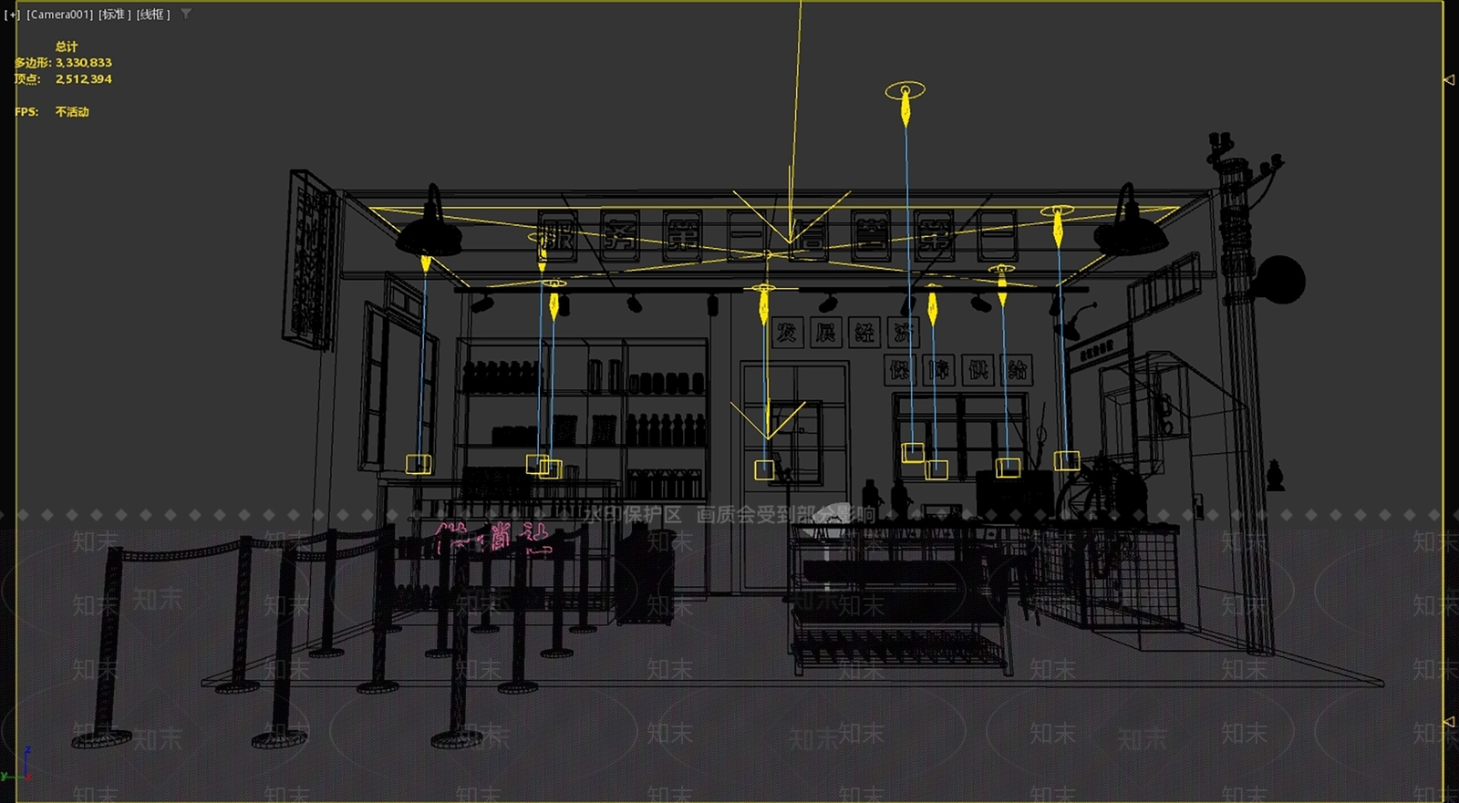 中式超市3D模型下载【ID:1148117460】