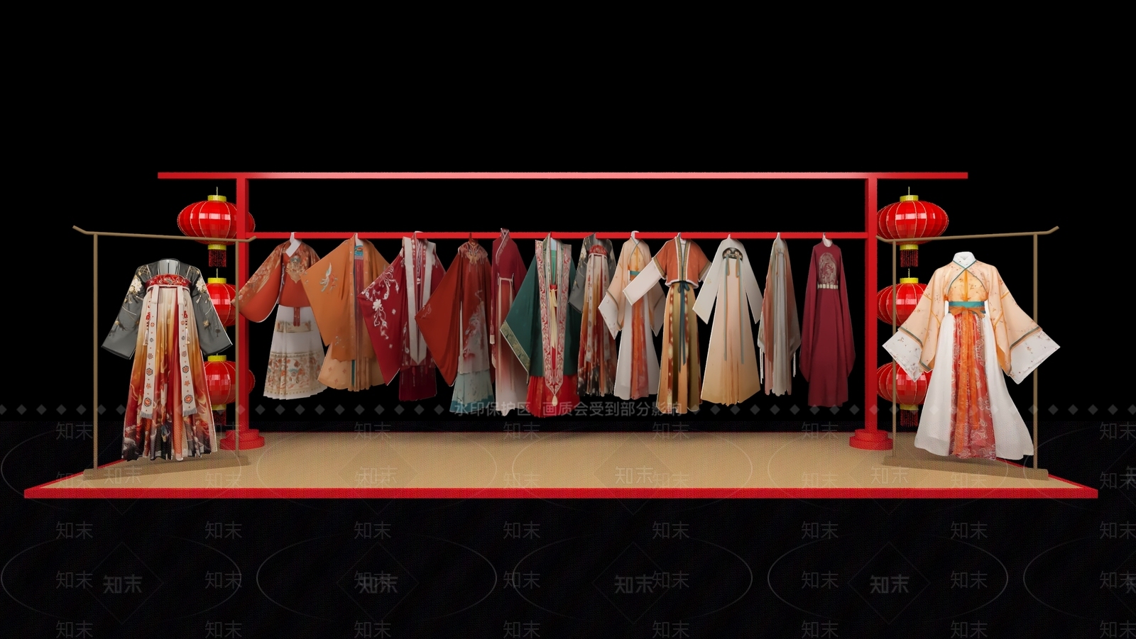 服饰鞋帽3D模型下载【ID:1148117873】