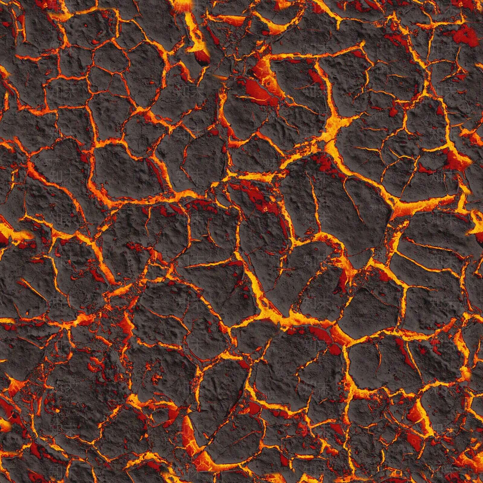 游戏场景岩浆地面纹理贴图下载【ID:1148119847】