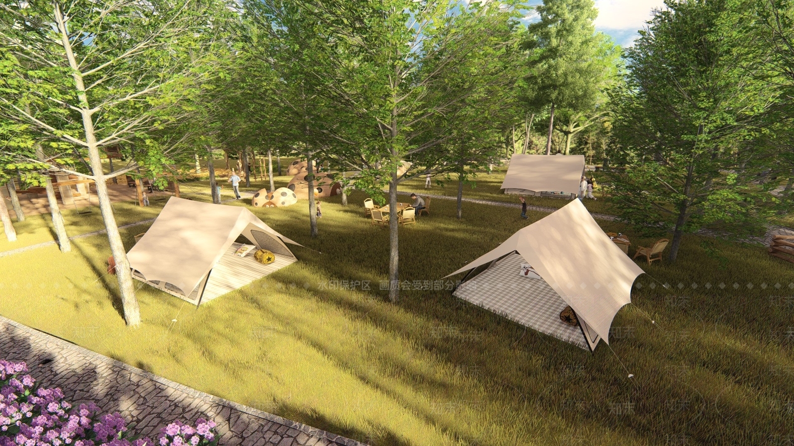 现代儿童公园SU模型下载【ID:1148122923】