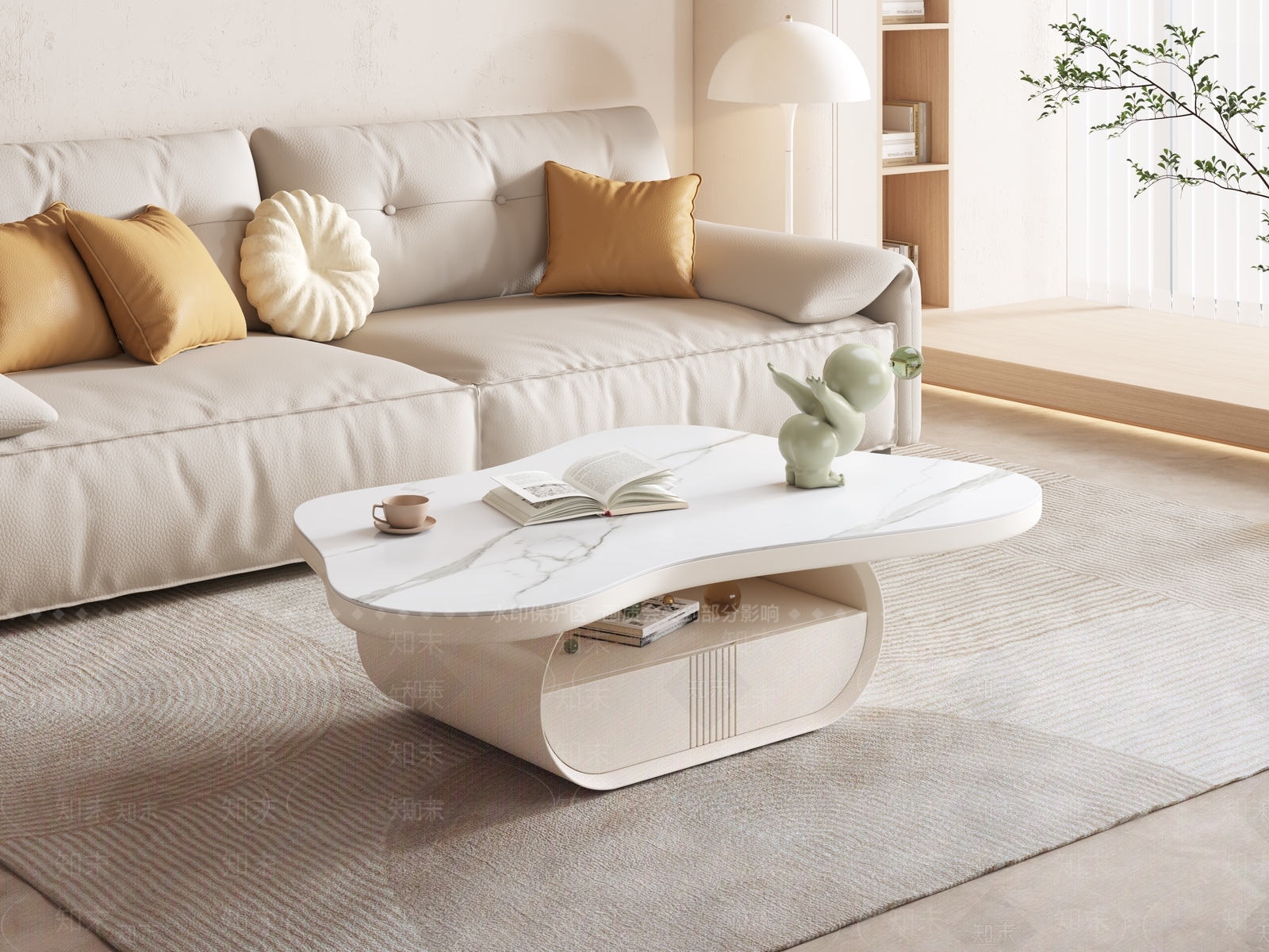 现代客厅阳台空间3D模型下载【ID:1148138638】