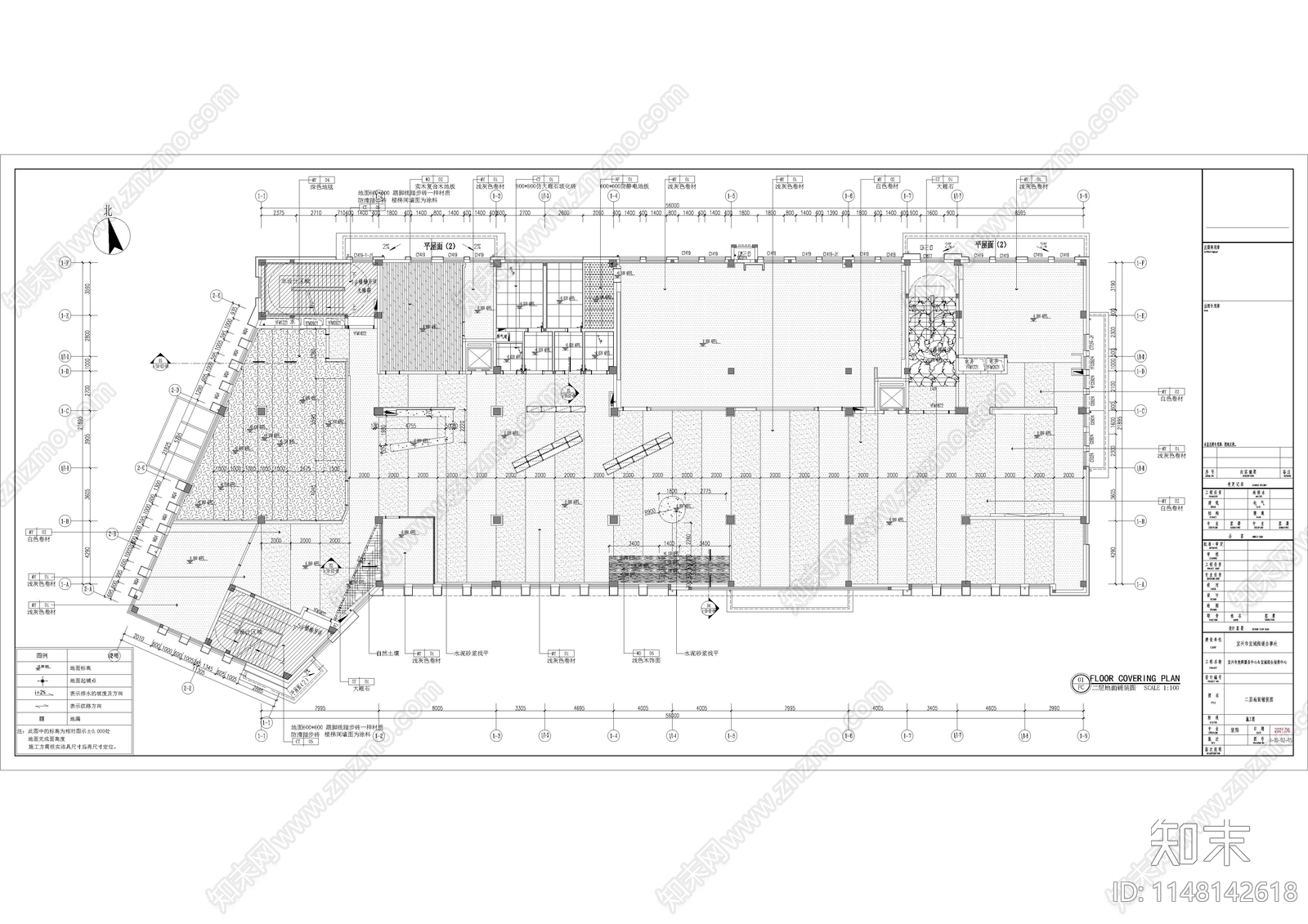 党建活动中心展厅室内cad施工图下载【ID:1148142618】