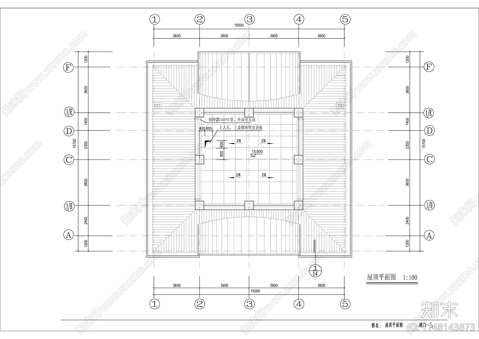 5层自建房建筑cad施工图下载【ID:1148143873】