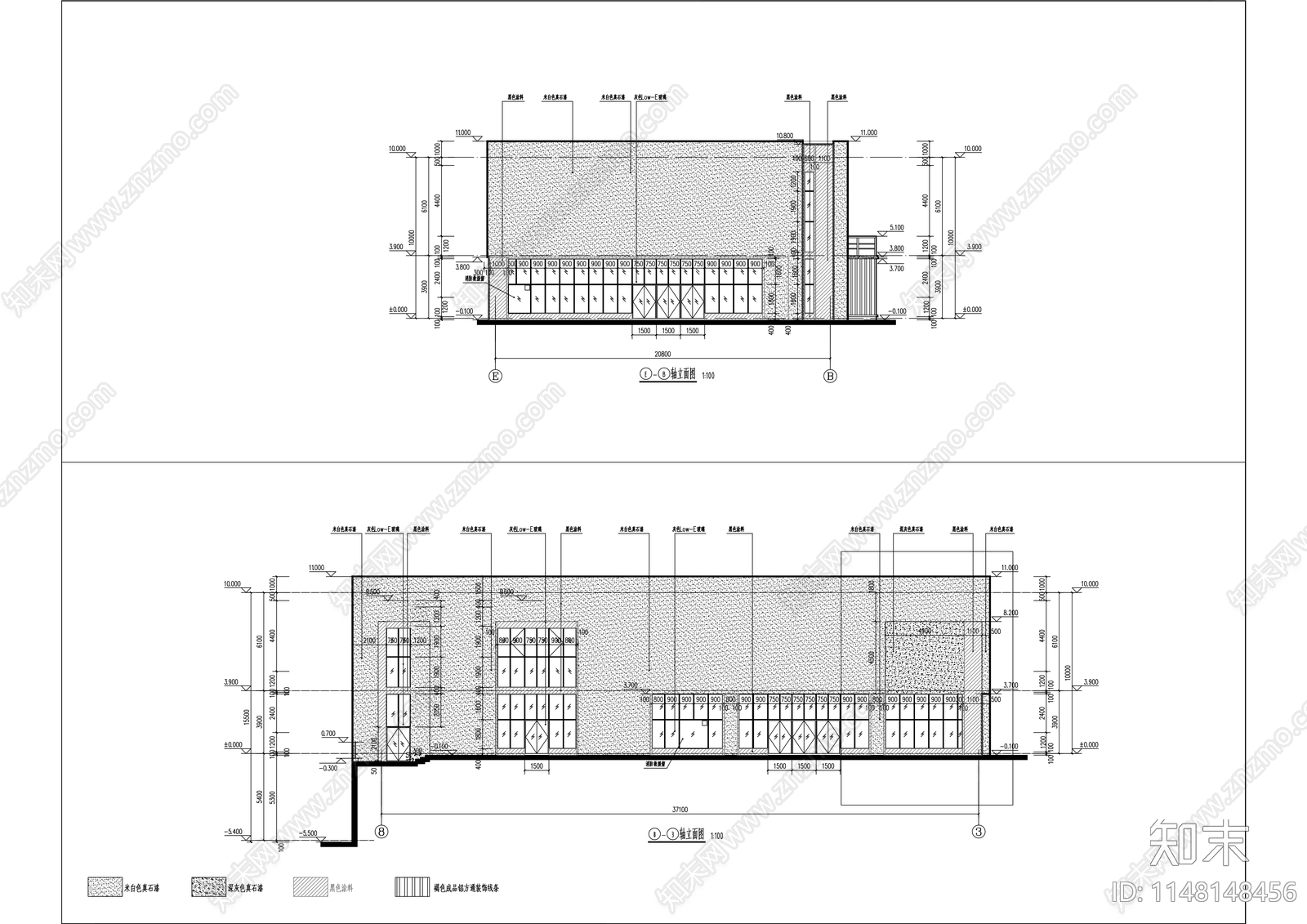 双路小学食堂及体育馆建筑cad施工图下载【ID:1148148456】