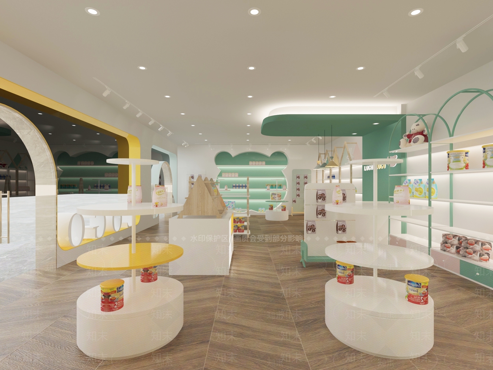 现代母婴店3D模型下载【ID:1148148687】