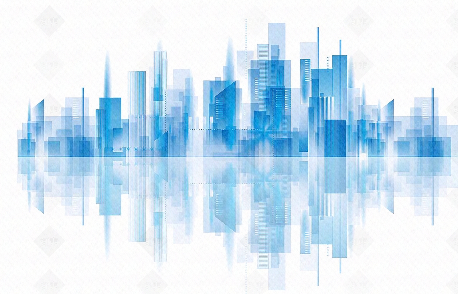 科技感城市剪影壁纸贴图下载【ID:1148169612】