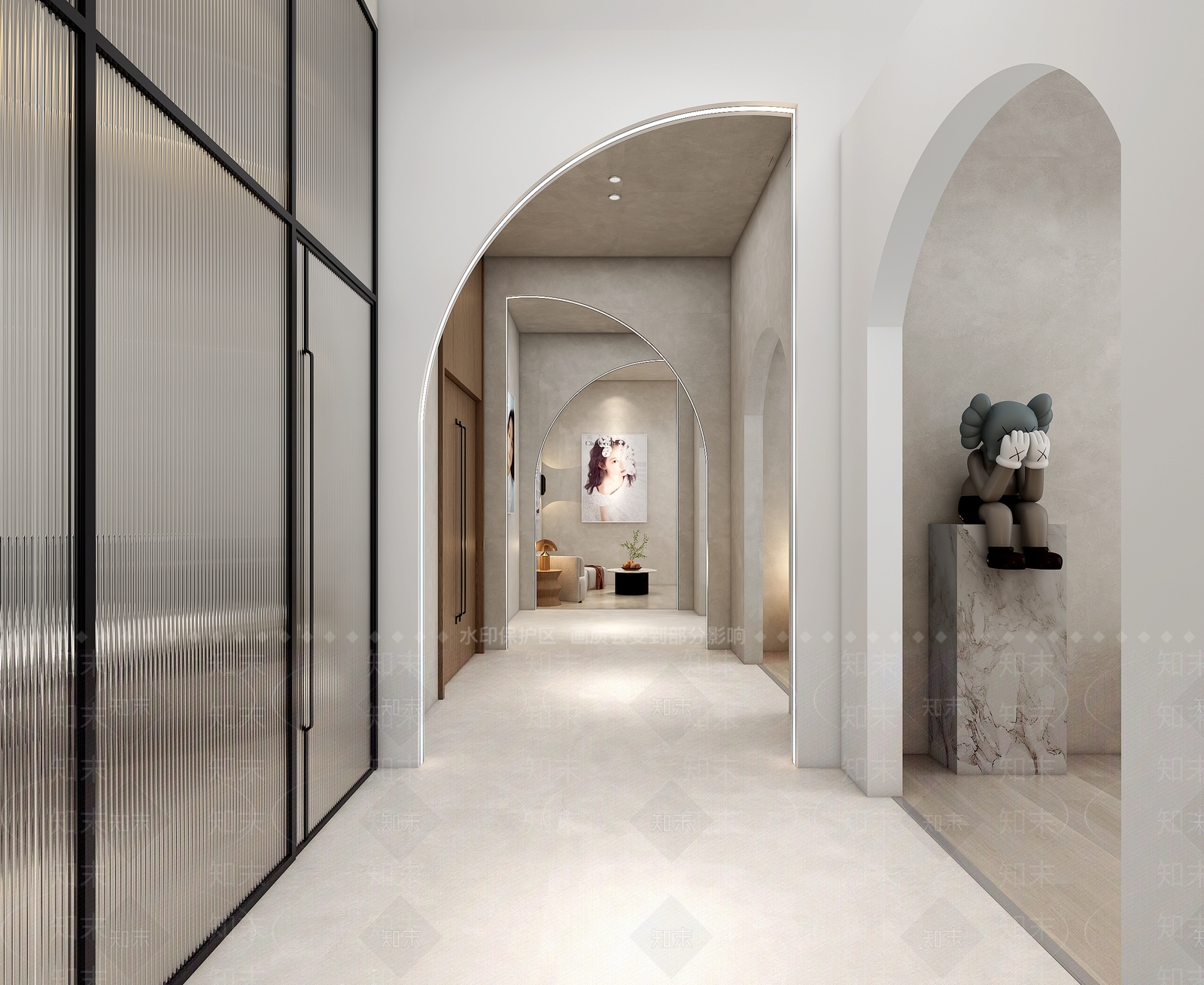 现代美容院3D模型下载【ID:1214141723】