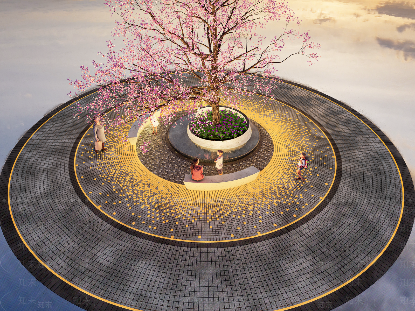 现代景观座椅SU模型下载【ID:1148175716】