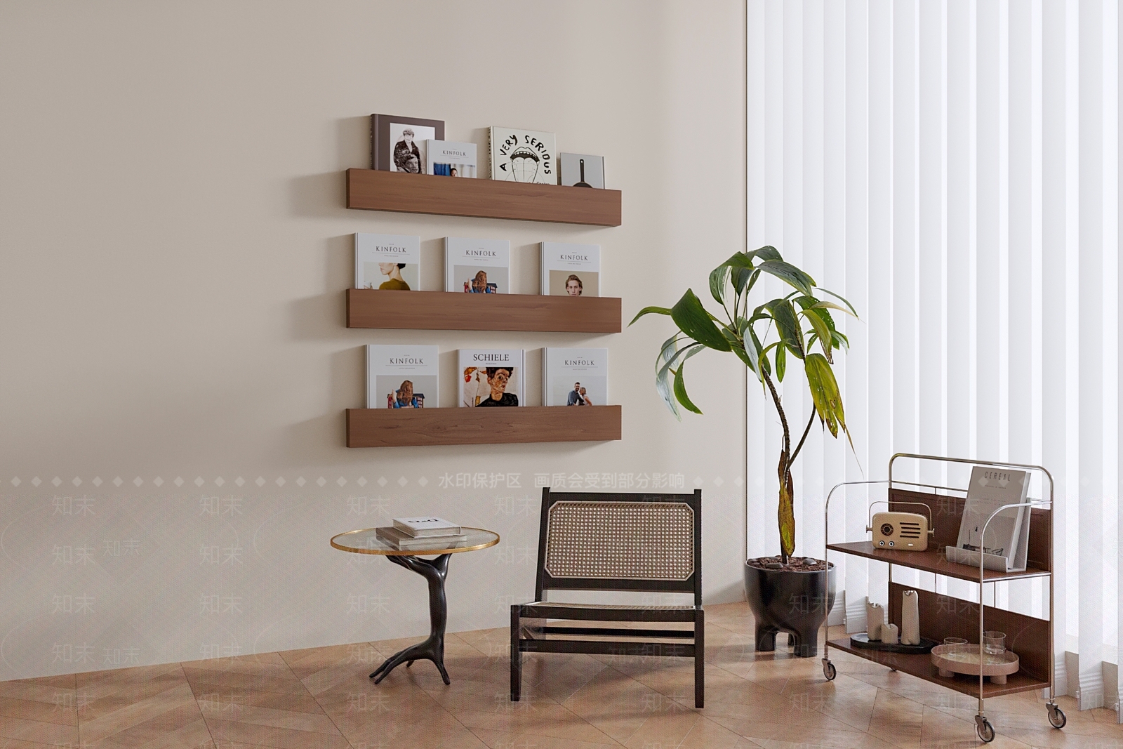 现代阳台休闲椅3D模型下载【ID:1148180205】