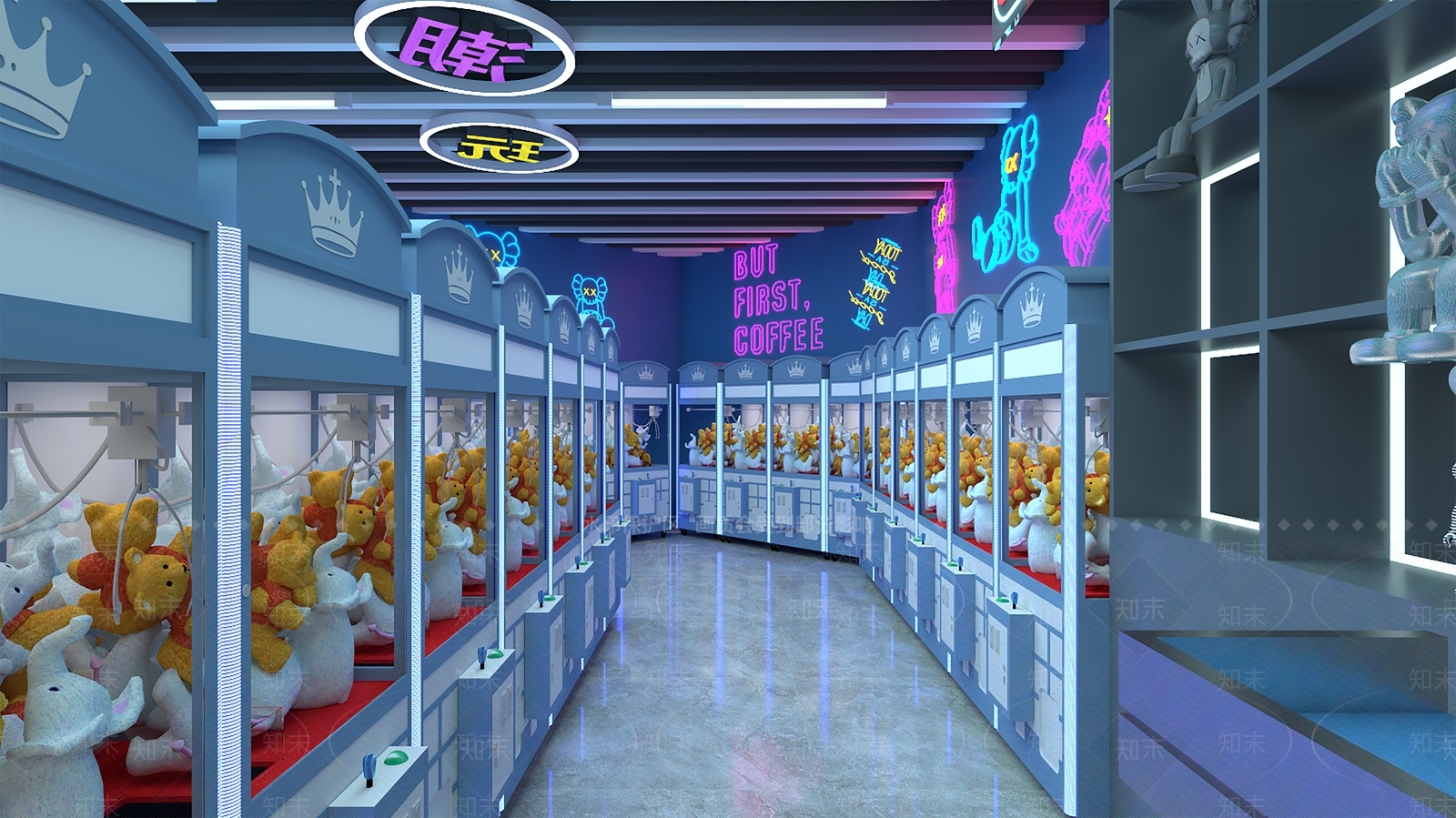 现代电玩城SU模型下载【ID:1148180409】