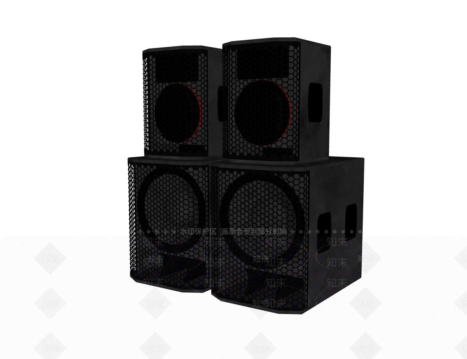 音响SU模型下载【ID:1148180881】