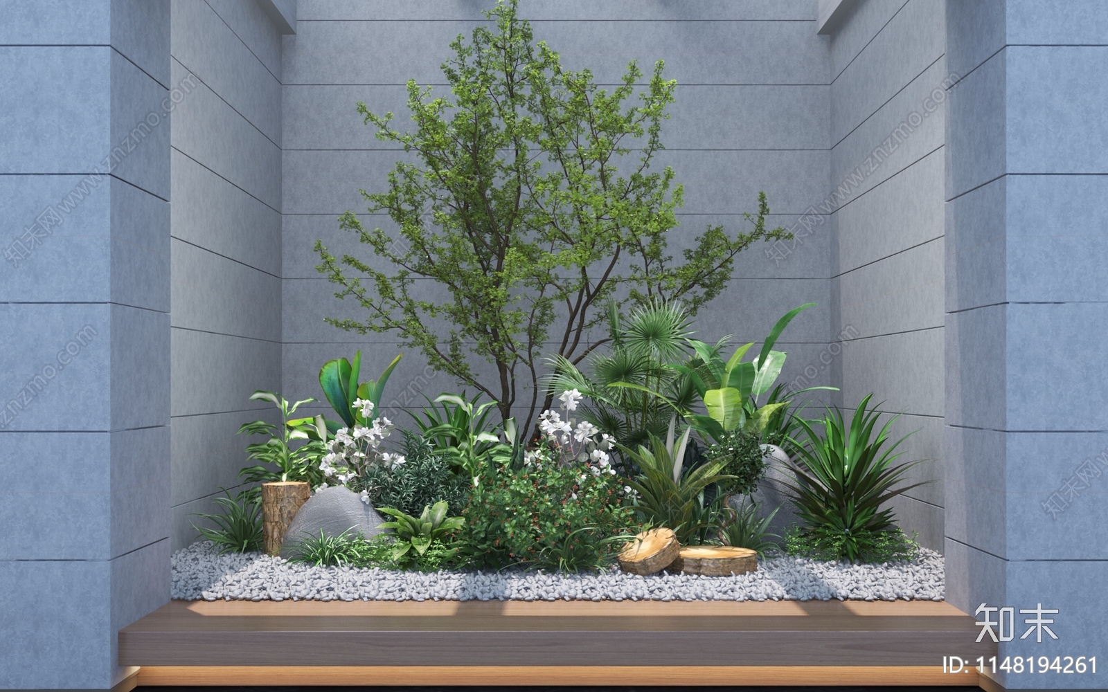 植物堆3D模型下载【ID:1148194261】