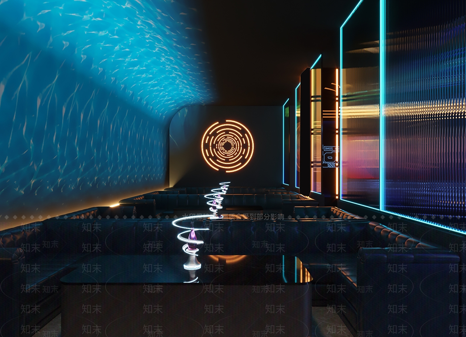 现代音乐餐厅3D模型下载【ID:1148203702】