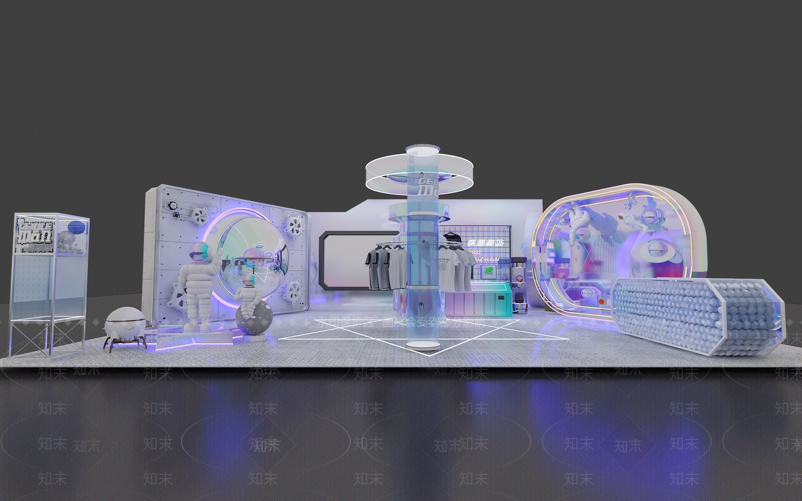 现代服装店3D模型下载【ID:1148204625】