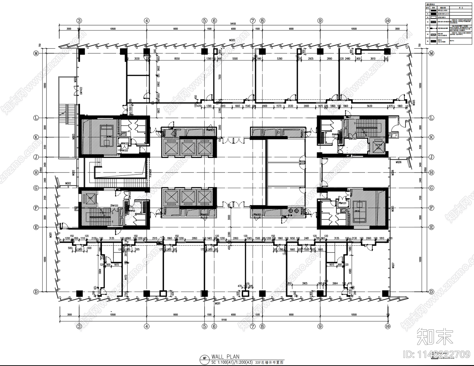 办公室室内cad施工图下载【ID:1148222709】