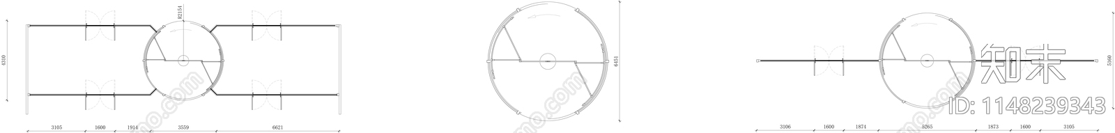 防火卷帘推拉门旋转门大样cad施工图下载【ID:1148239343】