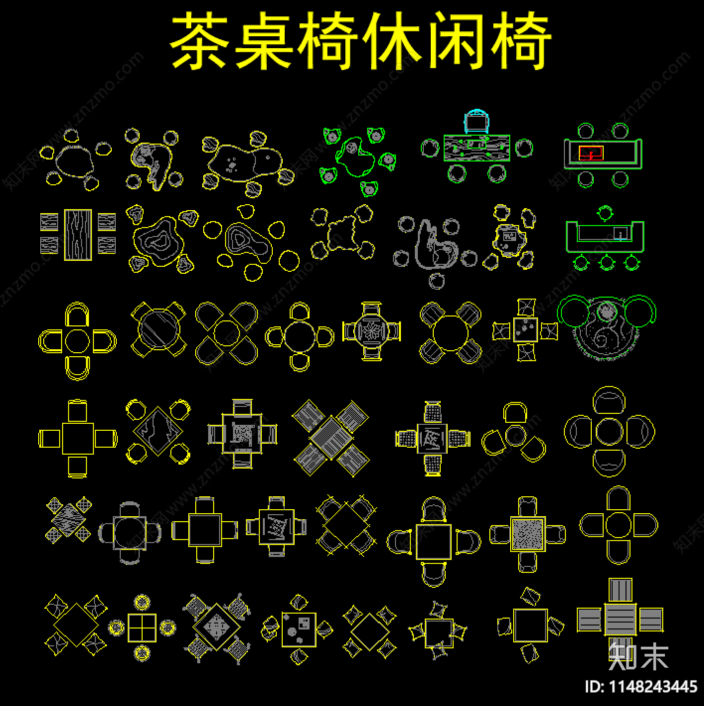 工装综合图库cad施工图下载【ID:1148243445】