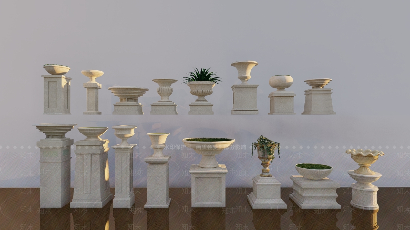 花坛SU模型下载【ID:1148262152】