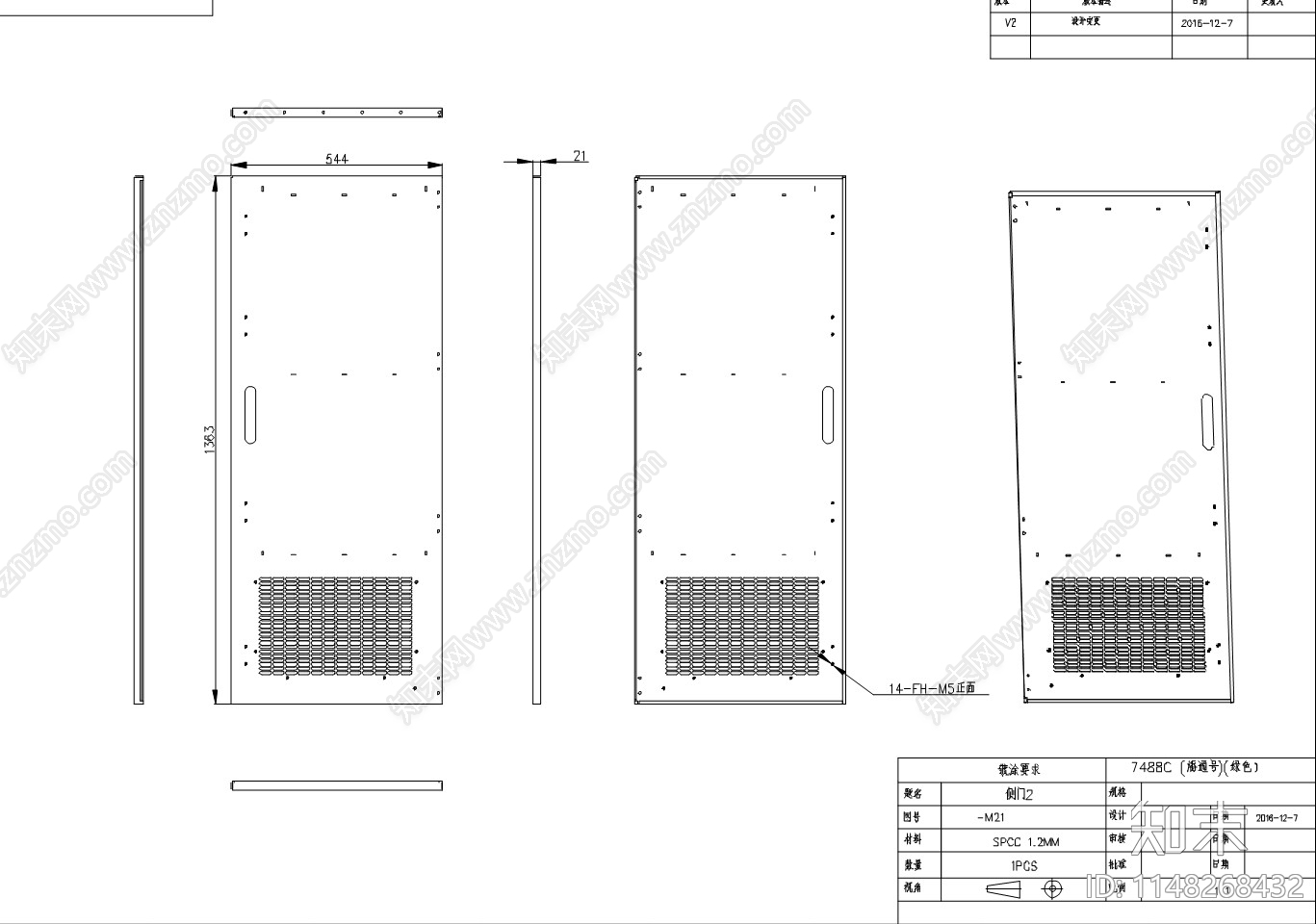 60KW充电桩cad施工图下载【ID:1148268432】