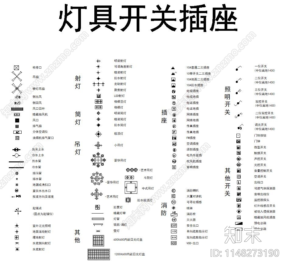 工装办公图库cad施工图下载【ID:1148273190】