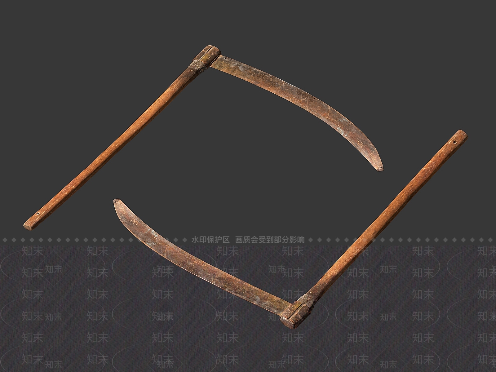 镰刀3D模型下载【ID:1148279326】