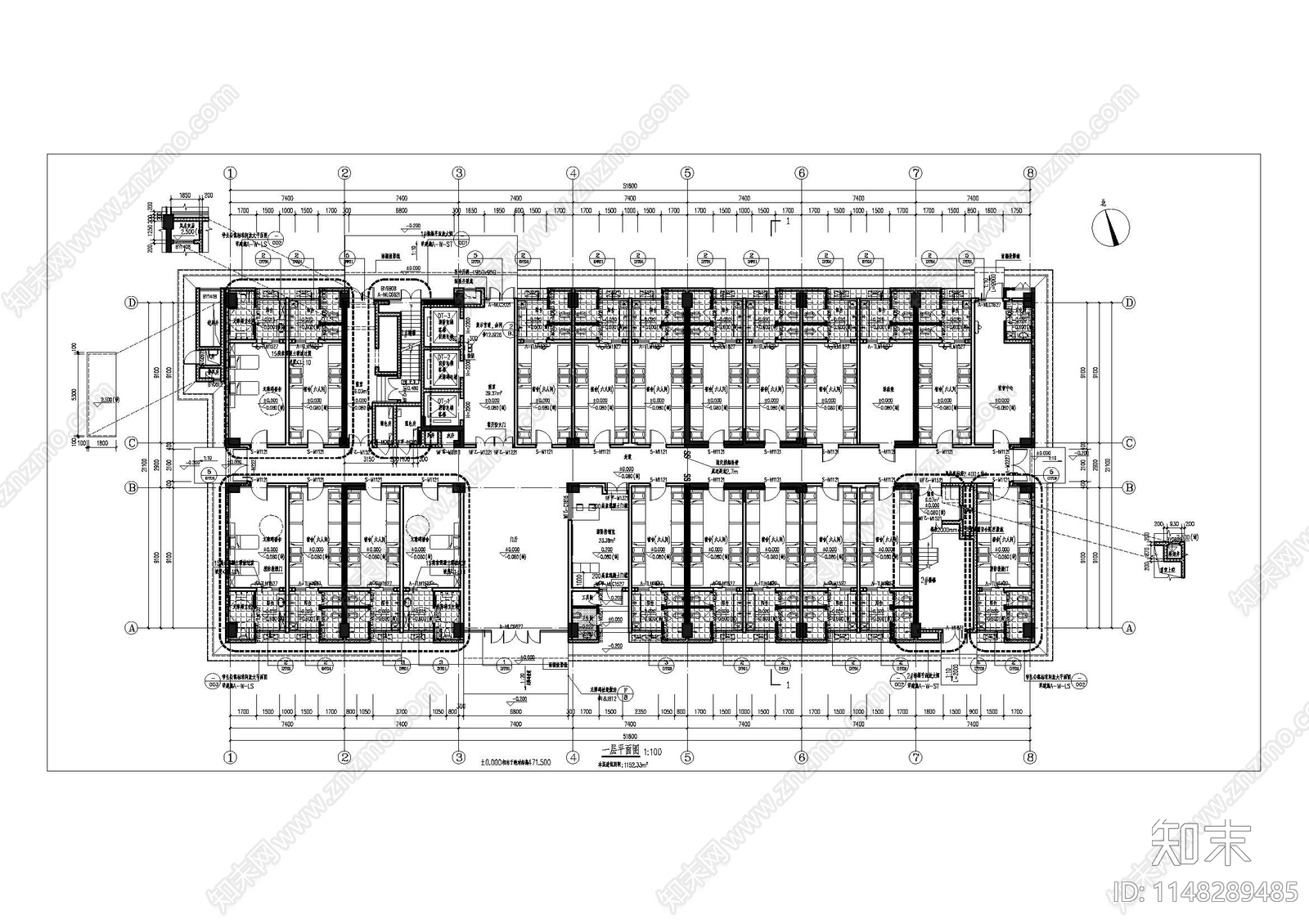 学生公寓建筑施工图下载【ID:1148289485】