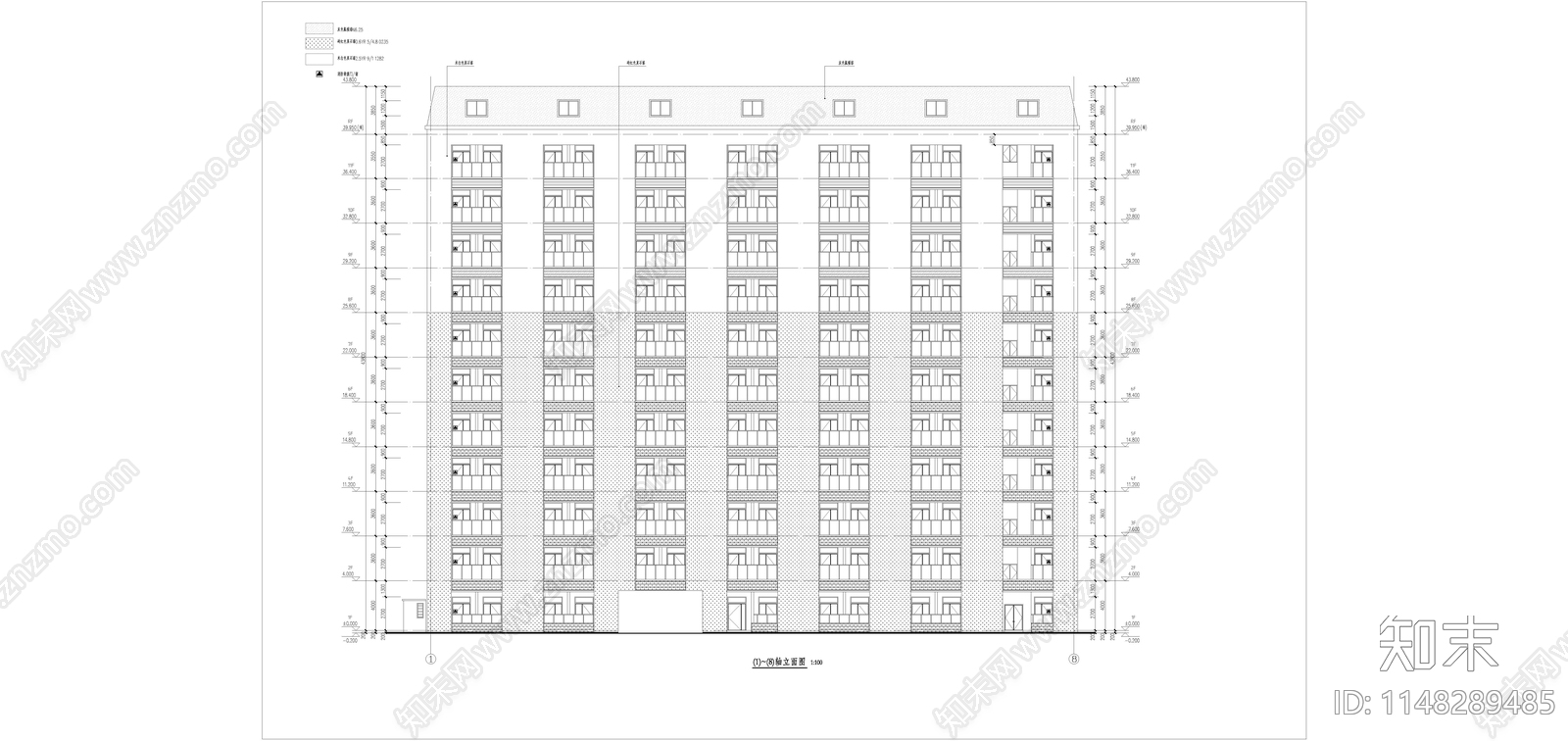 学生公寓建筑施工图下载【ID:1148289485】