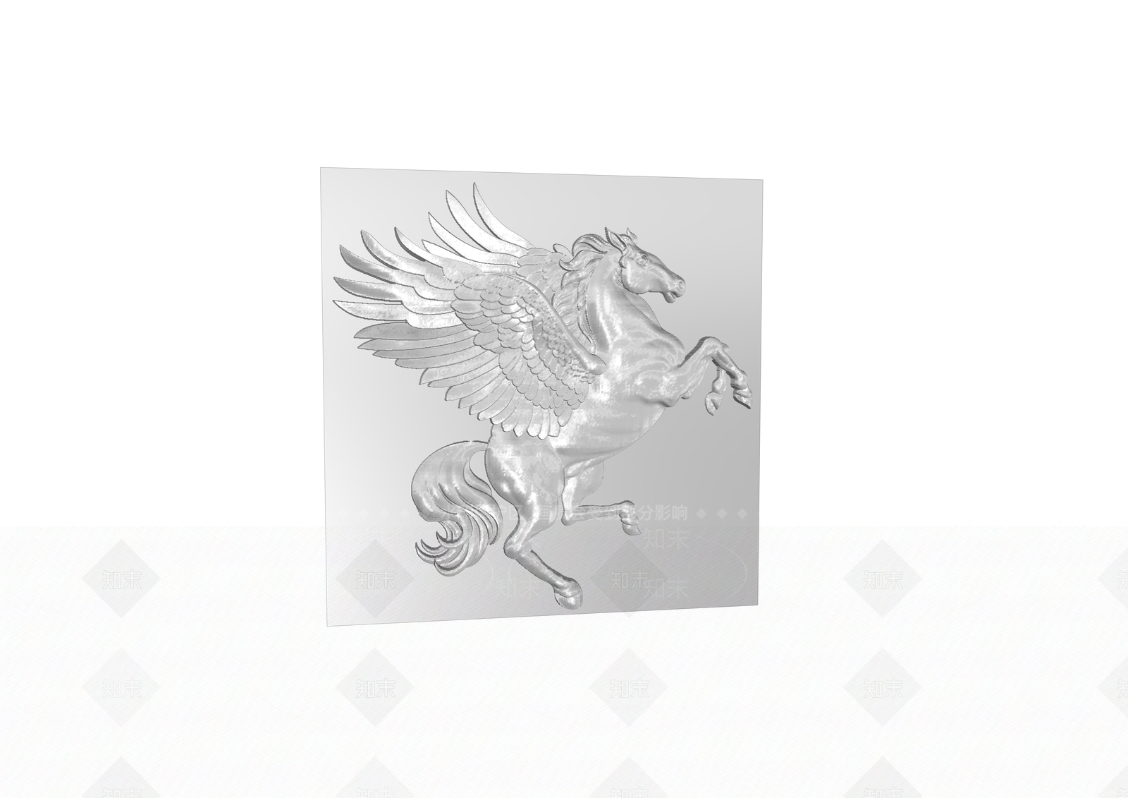 欧式浮雕飞马SU模型下载【ID:1148290778】