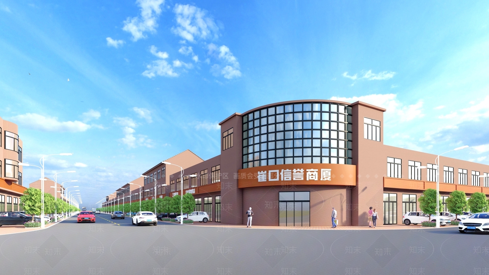 现代乡村商业多层SU模型下载【ID:1148298277】