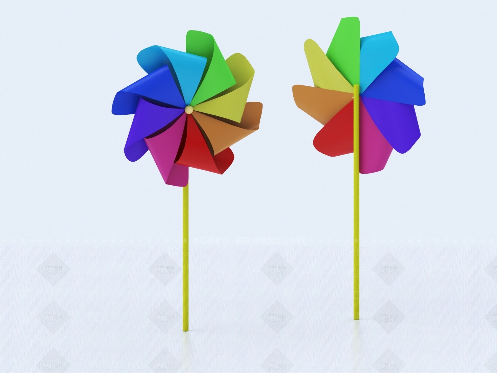 风车3D模型下载【ID:1148301434】