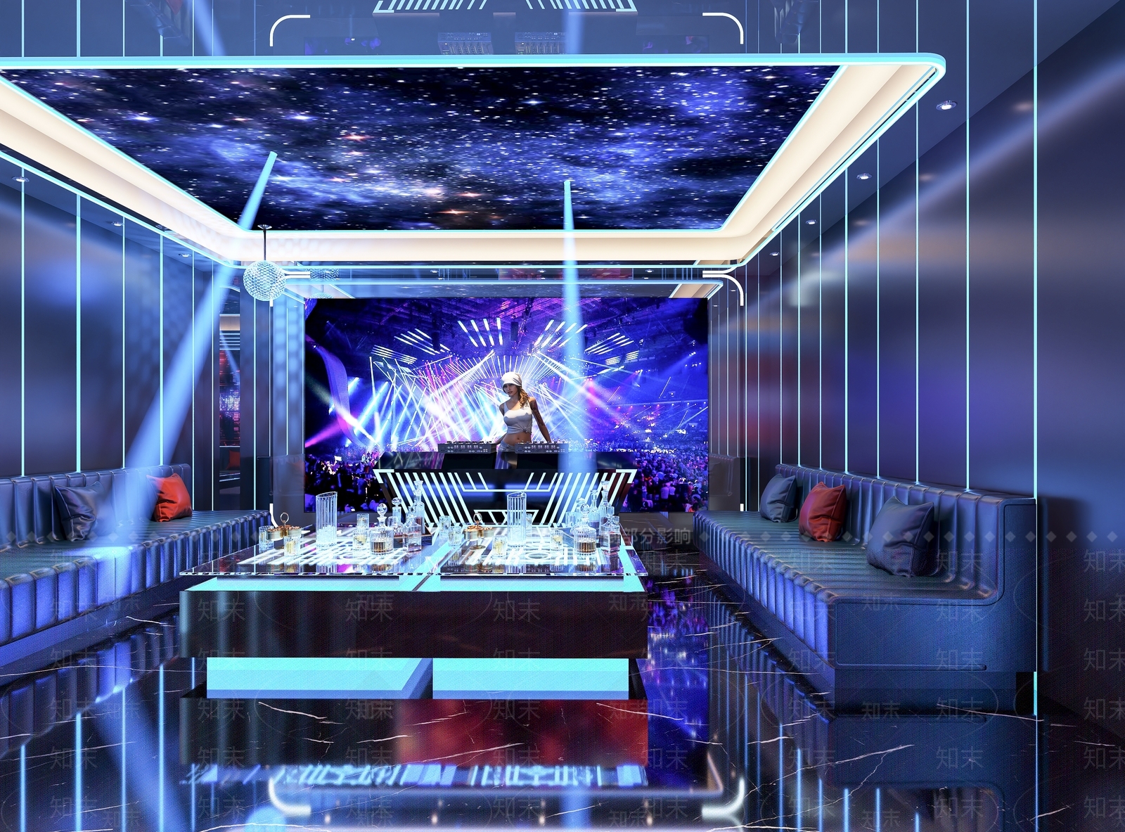 现代酒吧3D模型下载【ID:1214119159】
