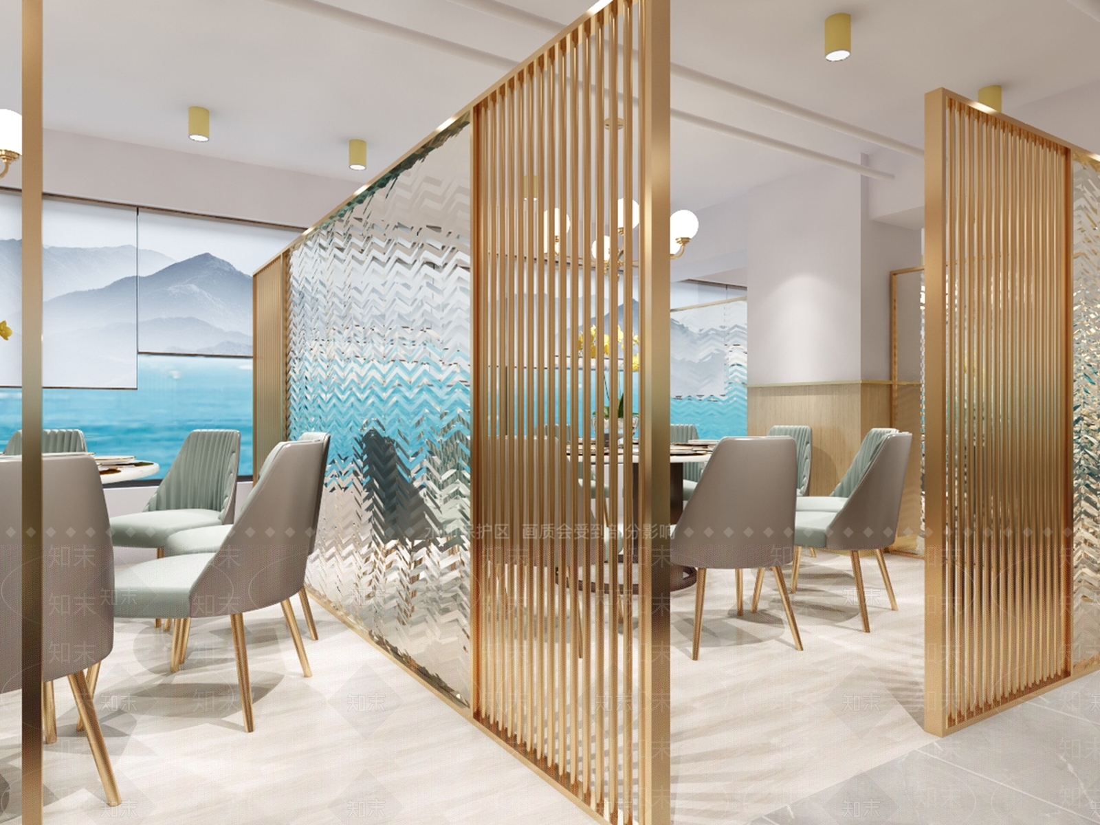 现代茶餐厅3D模型下载【ID:1148303248】