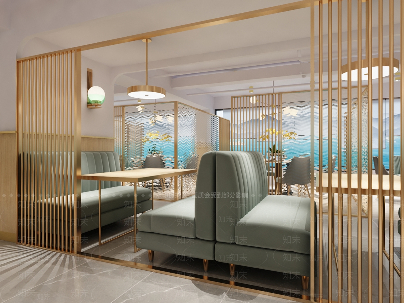 现代茶餐厅3D模型下载【ID:1148303248】