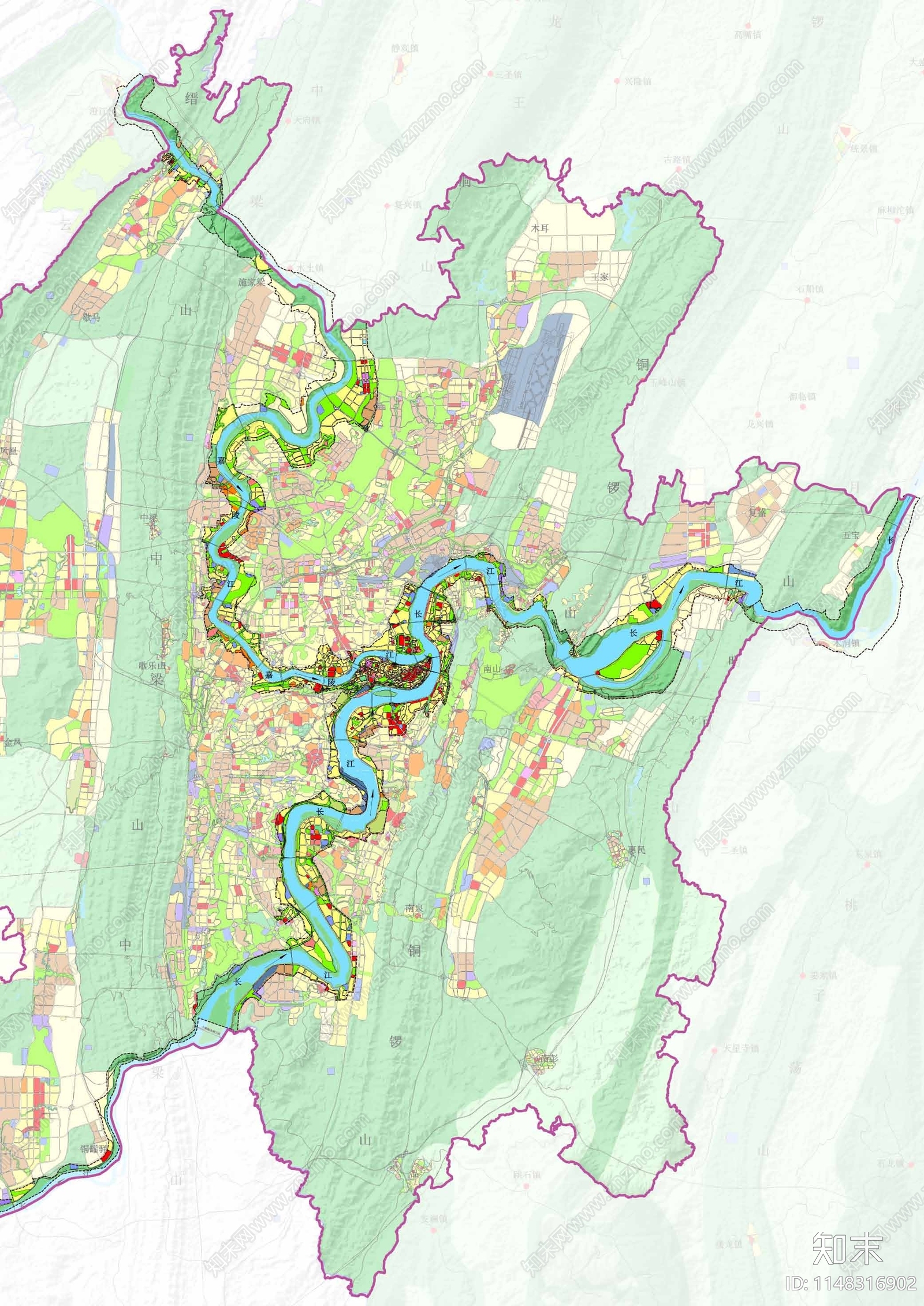 重庆两江四岸滨江地带规划设计方案文本下载【ID:1148316902】