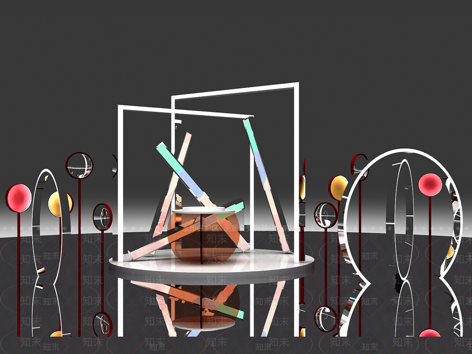 厨房活动商业美陈3D模型下载【ID:1148326411】