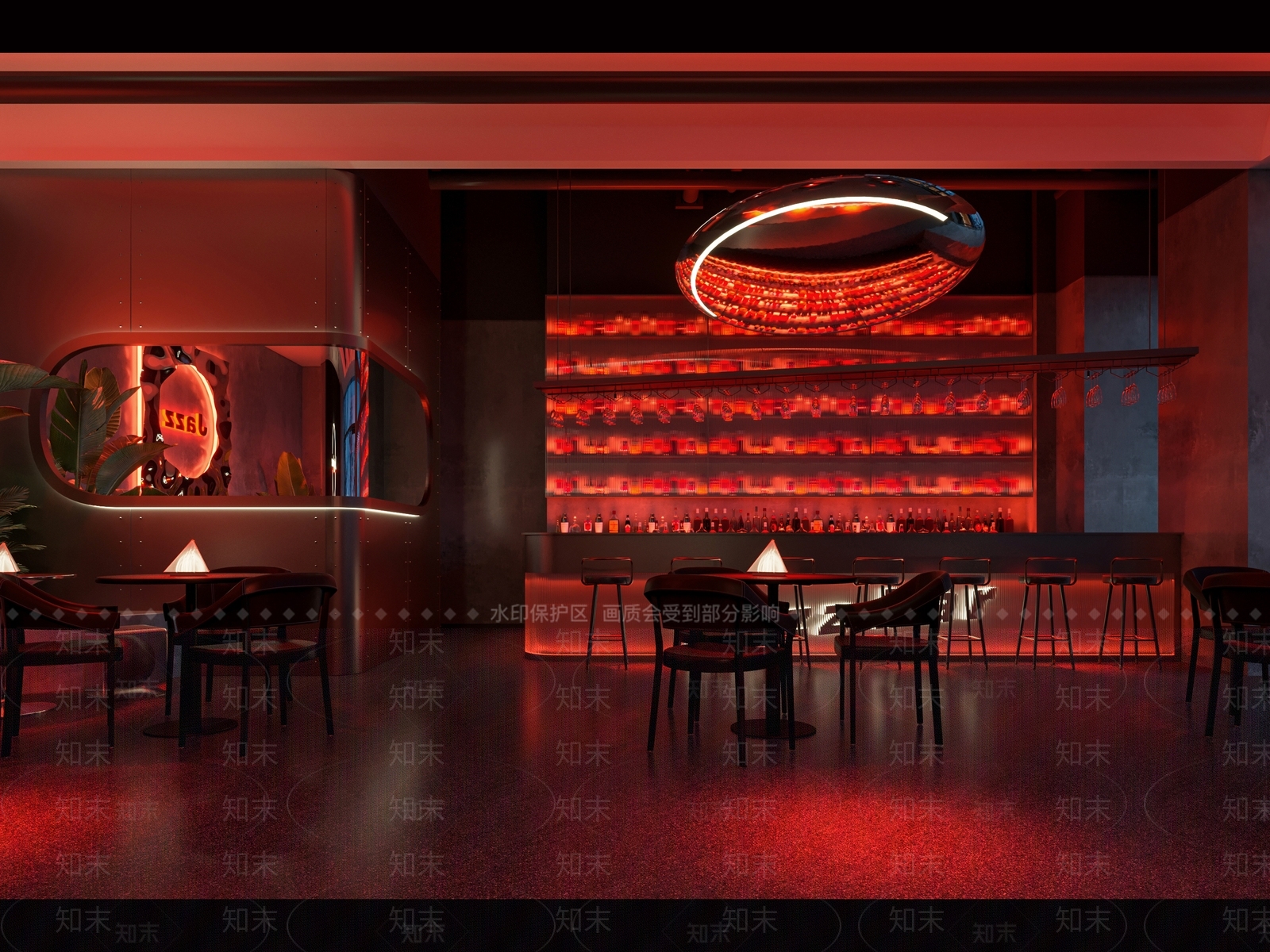 现代酒吧3D模型下载【ID:1148333435】