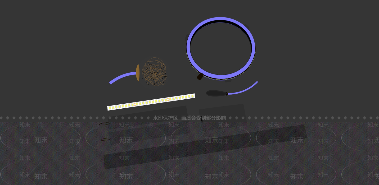 现代水晶配件SU模型下载【ID:1148336995】