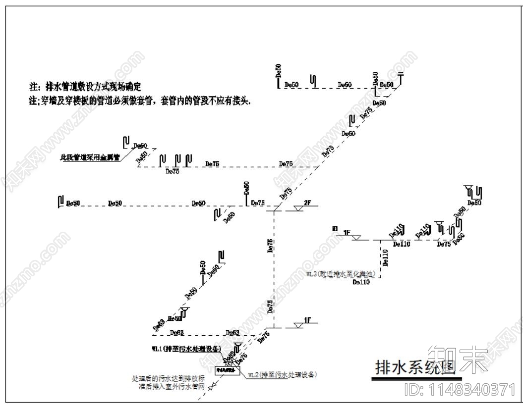 口腔医院室内cad施工图下载【ID:1148340371】