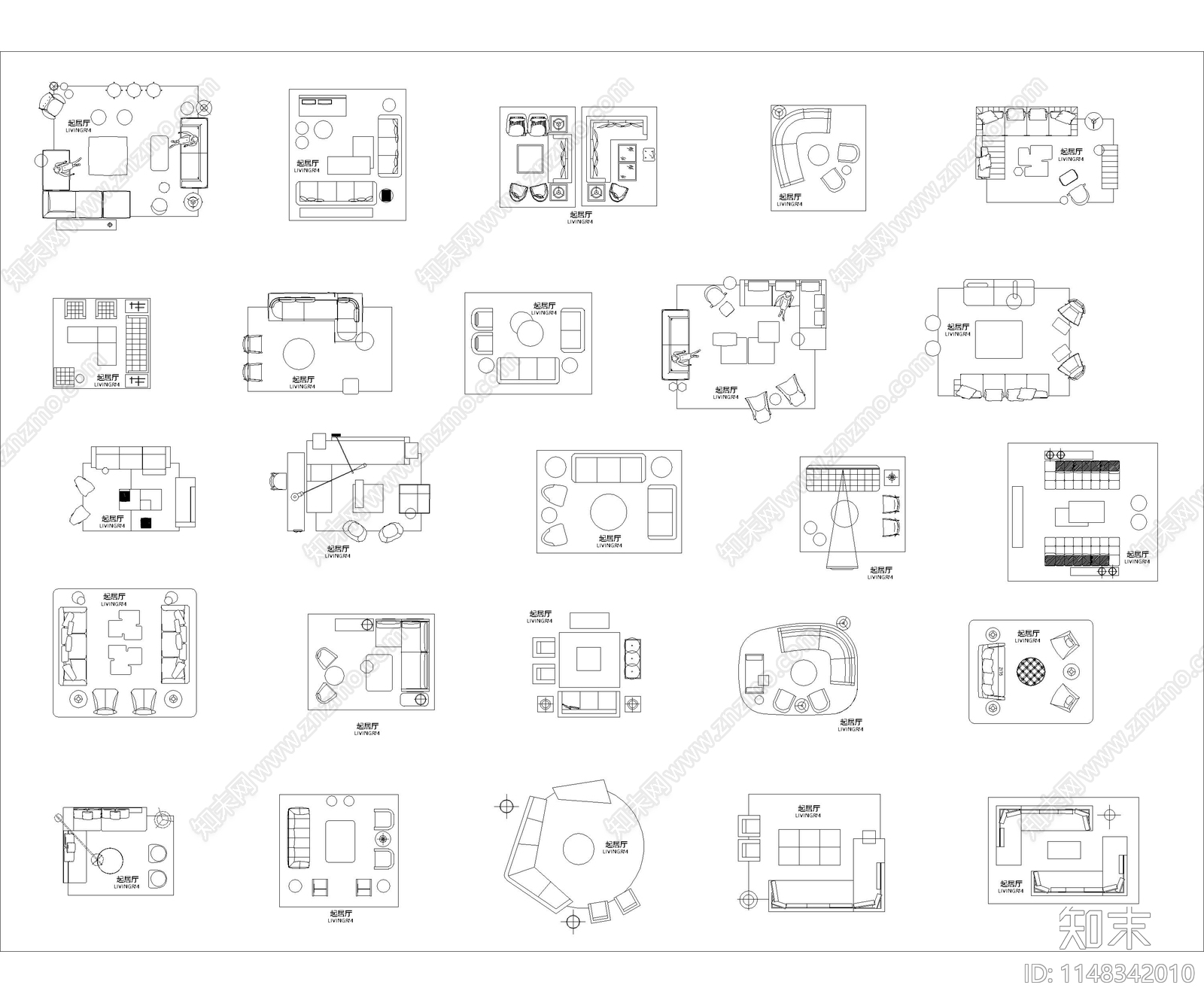 家具图库CAD图纸
