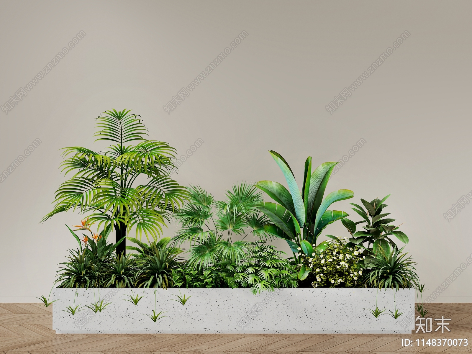 植物堆3D模型下载【ID:1148370073】