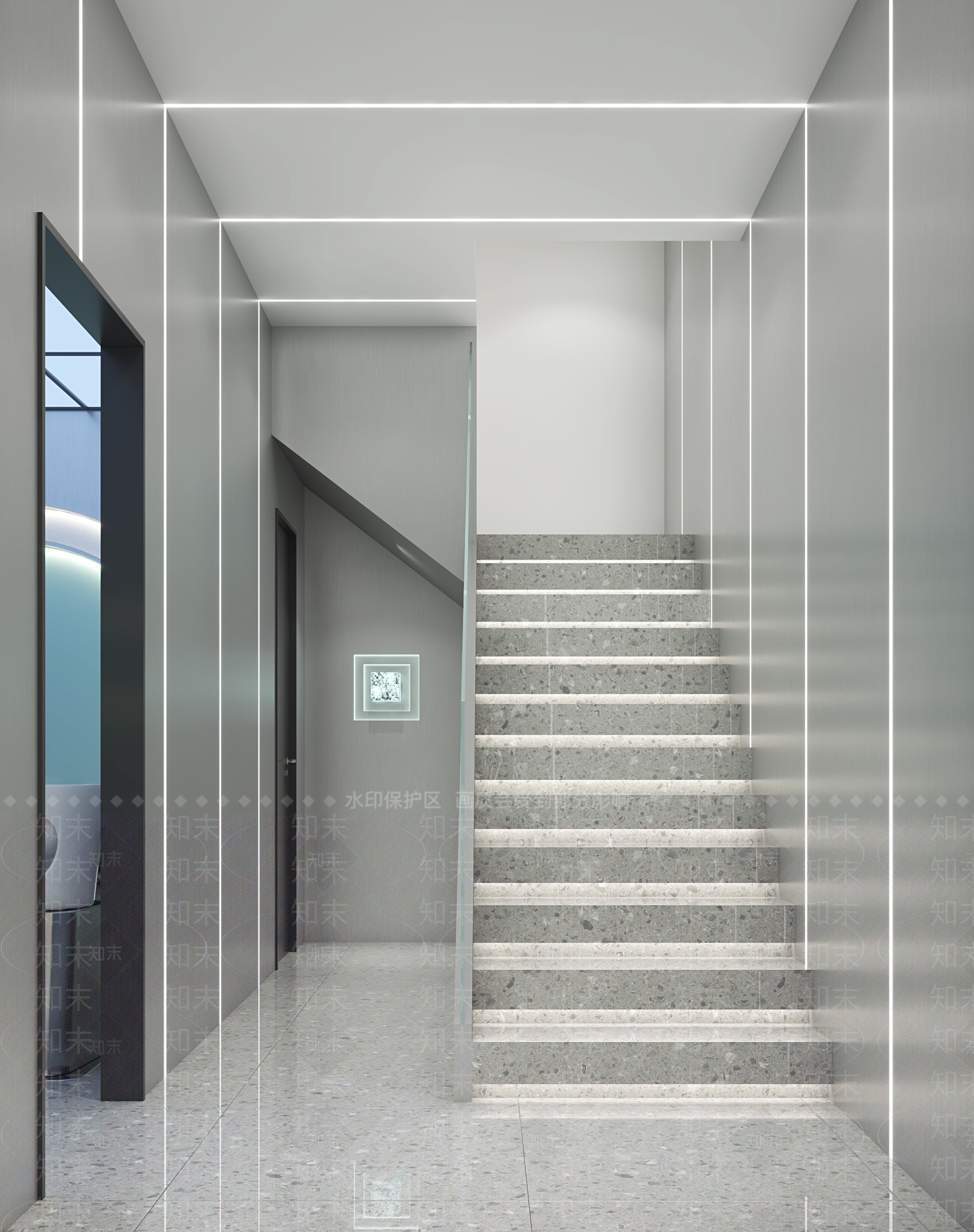 现代科技美发店3D模型下载【ID:1148370562】