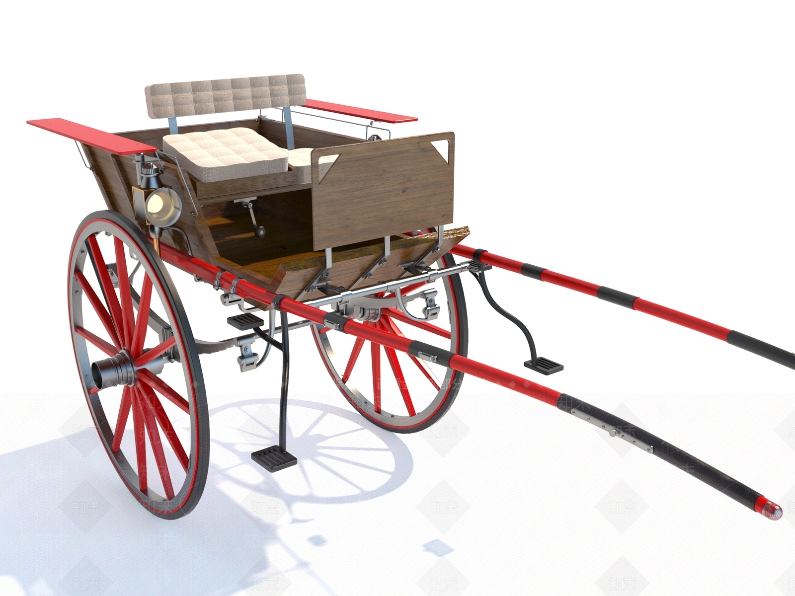 现代拖车3D模型下载【ID:1148371592】